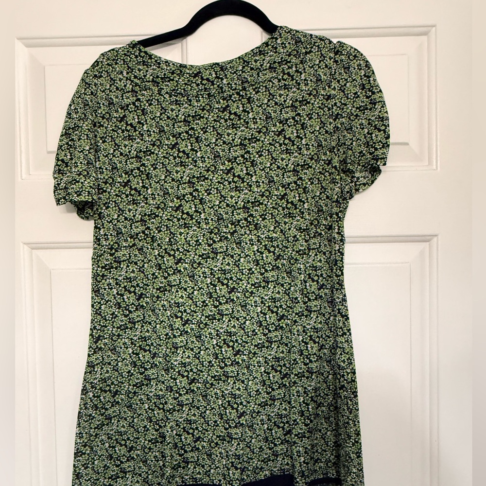 Style & Co Green Floral Blouse – Size Large - Picture 3 of 4